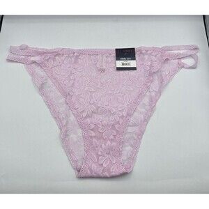 No Bo / No Boundaries Women's 3XL Nylon Blend Lace Cheeky Panty, Orchid Rose NWT